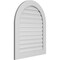Ekena Millwork Round Top Surface Mount PVC Gable Vent: Functional, w/ 3-1/2"W x 1"P Standard Frame, 30"W x 36"H GVPRT30X3601SF - alternate 4
